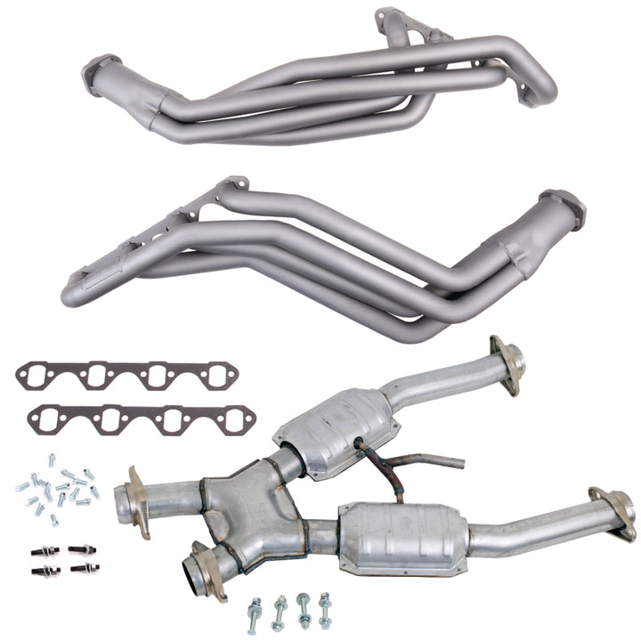 BBK 94-95 Ford Mustang 5.0L 1-5/8 Long Tube Headers w/High Flow Catted X-Pipe (Ti Ceramic) - Premium Headers & Manifolds from BBK - Just 4766.65 SR! Shop now at Motors