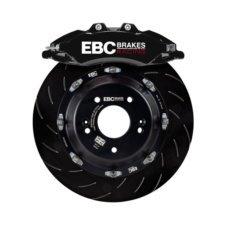 EBC Racing 20-23 Volkswagen Golf-R Black Apollo-6 Calipers 380mm Rotors Front Big Brake Kit - Premium Big Brake Kits from EBC - Just 9932.13 SR! Shop now at Motors