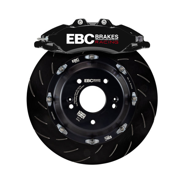 EBC Racing 08-21 Nissan 370Z Black Apollo-6 Calipers 355mm Rotors Front Big Brake Kit - Premium Big Brake Kits from EBC - Just 9428.19 SR! Shop now at Motors