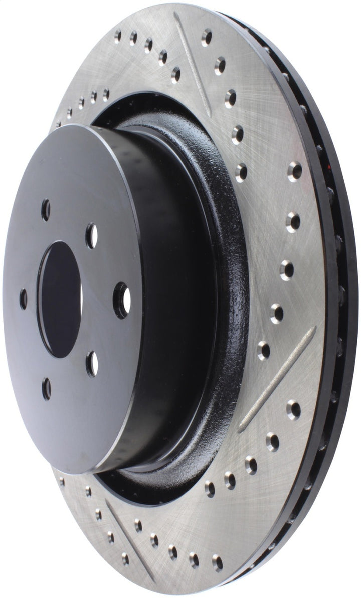 StopTech 09 Infiniti FX50 SportStop Slotted & Drilled Rear Left Rotor - Premium Brake Rotors - Slot & Drilled from Stoptech - Just 795.45 SR! Shop now at Motors