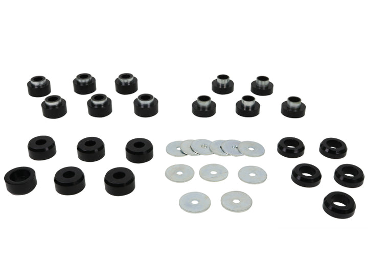 Whiteline 1997-2006 Jeep Wrangler Body Mount Bushing Set - Premium Bushing Kits from Whiteline - Just 552.42 SR! Shop now at Motors