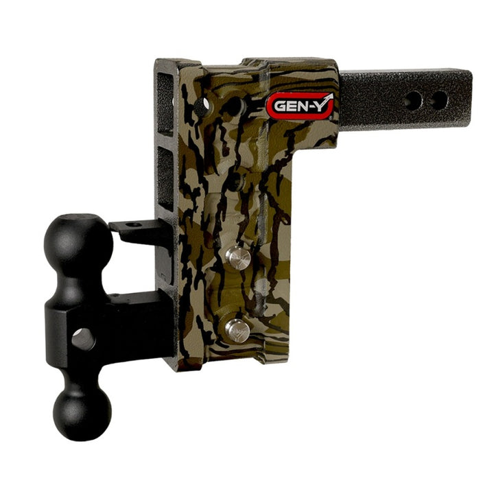 Gen-Y Mega Duty 2.5in Shank 9in Drop 3K TW 21K Hitch w/GH-061 Dual-Ball/GH-062 Pintle - Mossy Oak - Premium Hitch Receivers from GEN-Y Hitch - Just 2103.23 SR! Shop now at Motors