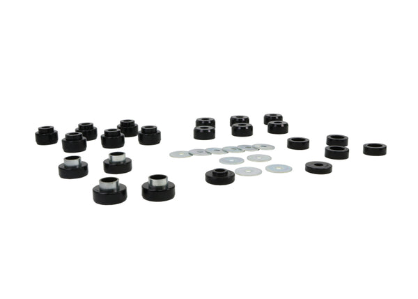 Whiteline 1987-1995 Jeep Wrangler Body Mount Bushing Set - Premium Bushing Kits from Whiteline - Just 408.39 SR! Shop now at Motors