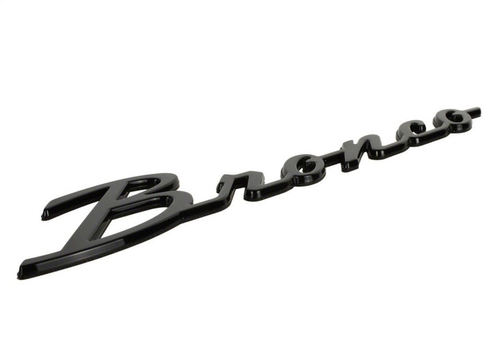 Ford Racing 21-24 Bronco Classic Script Fender Badge Kit - Gloss Black - Premium Other Body Components from Ford Racing - Just 225.30 SR! Shop now at Motors