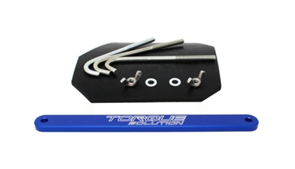 Torque Solution 02-07 Subaru WRX / 04-07 STi  Small Battery Tie Down - Blue - Premium Battery Tiedowns from Torque Solution - Just 222.93 SR! Shop now at Motors