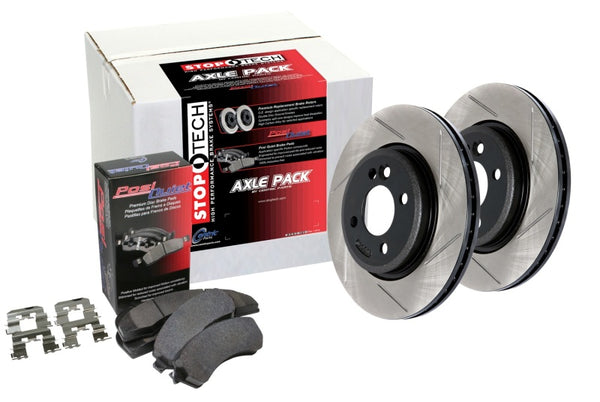 Street Axle Pack, Slotted, 4 Wheel - Premium Brake Rotors - Slotted from Stoptech - Just 4250.27 SR! Shop now at Motors