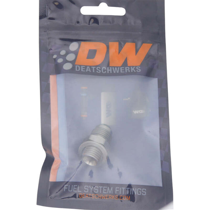 DeatschWerks 6AN Male Flare to M14 X 1.5 Male Metric Adapter  (Incl. Crush Washer) - Titanium - Premium Fittings from DeatschWerks - Just 26.29 SR! Shop now at Motors