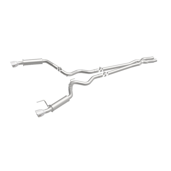 MagnaFlow Cat Back, SS, 2.5in, Competition, Dual Split Polished 4.5in Tips 2015 Ford Mustang V6 3.7L - Premium Catback from Magnaflow - Just 5680.10 SR! Shop now at Motors