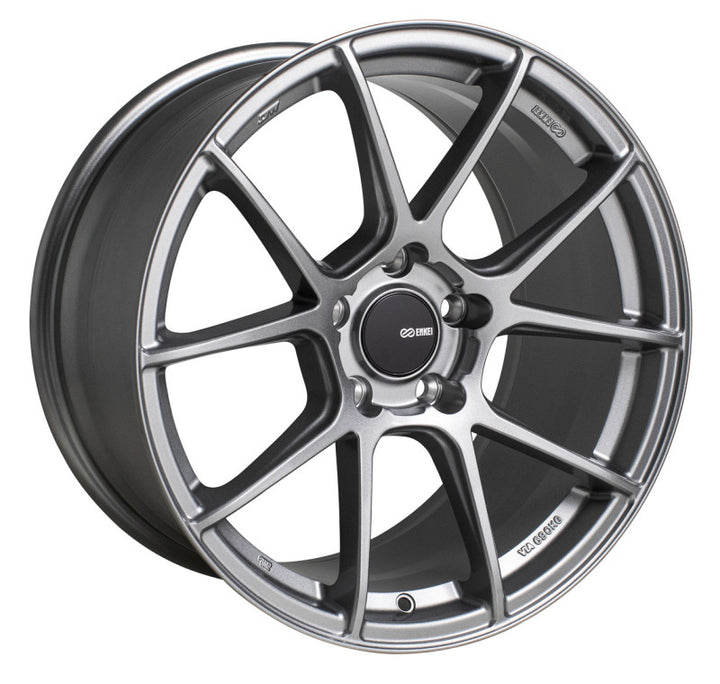 Enkei TS-V 17x9 5x100 45mm Offset 72.6mm Bore Storm Grey Wheel - Premium Wheels - Cast from Enkei - Just 1364.46 SR! Shop now at Motors