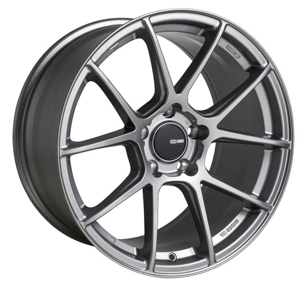 Enkei TS-V 18x9.5 5x100 45mm Offset 72.6mm Bore Storm Grey Wheel - Premium Wheels - Cast from Enkei - Just 1593.21 SR! Shop now at Motors