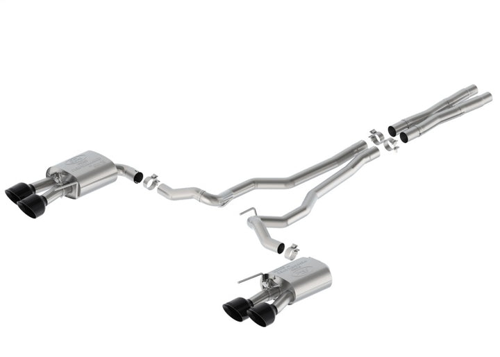 Ford Racing 2024 Mustang 5.0L GT Extreme Cat-Back Exhaust W/Valance - Black Tips - Premium Catback from Ford Racing - Just 11235.05 SR! Shop now at Motors