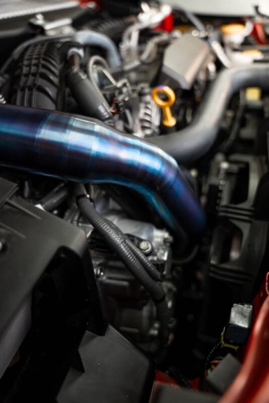 Torque Solution 2022+ Subaru WRX / 19-23 Subaru Ascent Titanium Top Mount Charge Pipe - Brushed - Premium Air Intake Components from Torque Solution - Just 1250.37 SR! Shop now at Motors