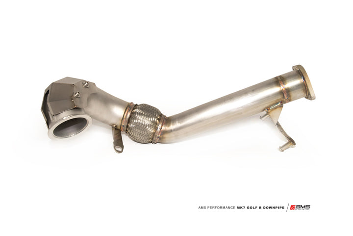 AMS Performance 2015+ VW Golf R MK7 Downpipe w/High Flow Catalytic Converter - Premium Downpipes from AMS - Just 5822 SR! Shop now at Motors