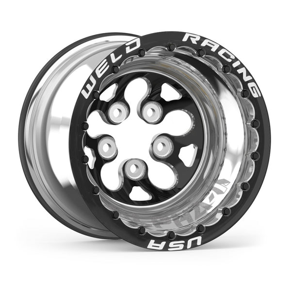 Weld Alpha-1 15x12 / 5x4.5 BP / 5in. BS Black Wheel - Black (Powder Coated) Double Beadlock MT - Premium Wheels - Forged from Weld - Just 7464.90 SR! Shop now at Motors