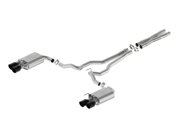 Ford Racing 2024 Mustang 5.0L GT Extreme Cat-Back Exhaust - Black Tips - Premium Catback from Ford Racing - Just 10222.21 SR! Shop now at Motors