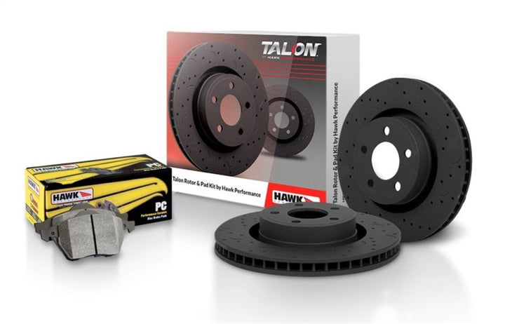 HAWK Talon Rotors - Premium Brake Rotors - Slot & Drilled from Hawk Performance - Just 1810.86 SR! Shop now at Motors