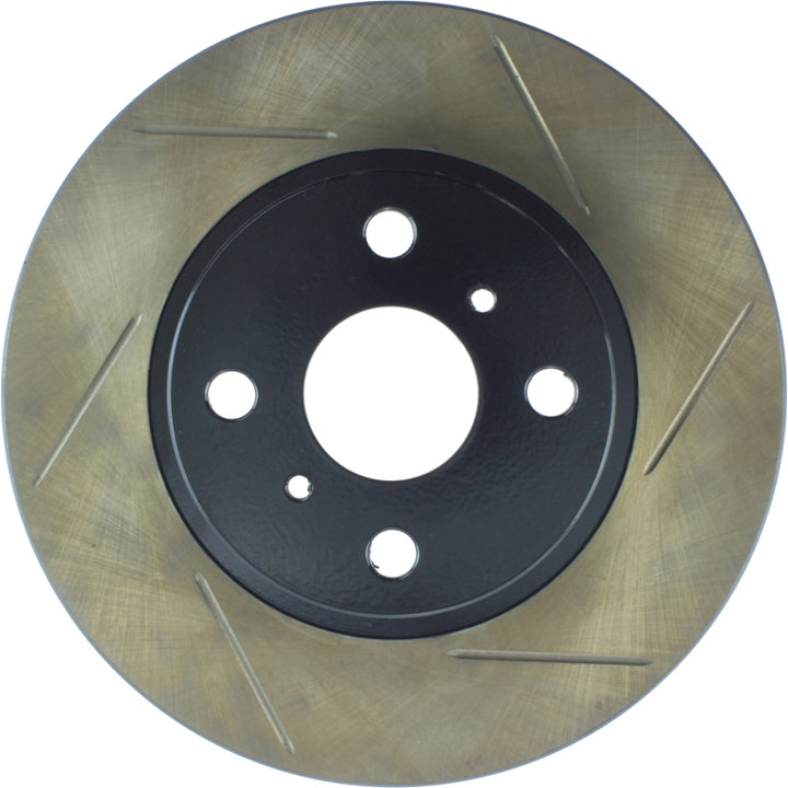 StopTech Power Slot 6/86-12/89 Toyota MR2 / 8/89-91 Corolla GTS Front Left SportStop Slotted Roto - Premium Brake Rotors - Slotted from Stoptech - Just 445.68 SR! Shop now at Motors