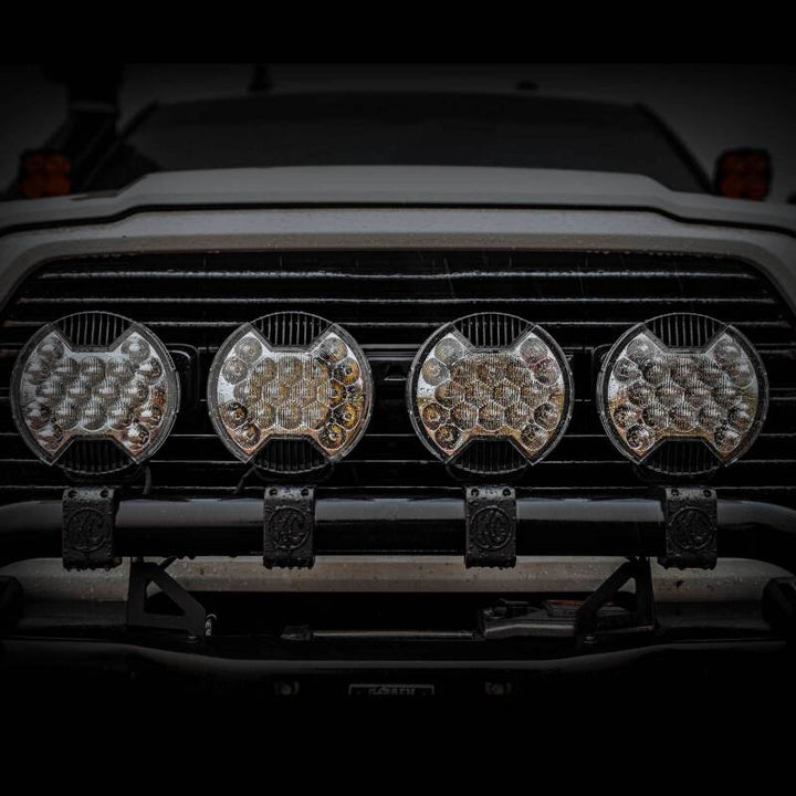 KC HiLiTES SlimLite 8in. LED Light Shield SAE Driving (Shield Only) - Clear - Premium Light Covers and Guards from KC HiLiTES - Just 93.86 SR! Shop now at Motors