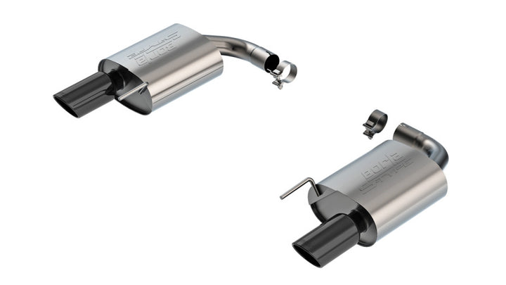 Borla 2024-2025 Ford Mustang Eco Boost 2.3L S-Type Axle Back Exhaust w/ Black Chrome Tips - Premium Axle Back from Borla - Just 3101.47 SR! Shop now at Motors