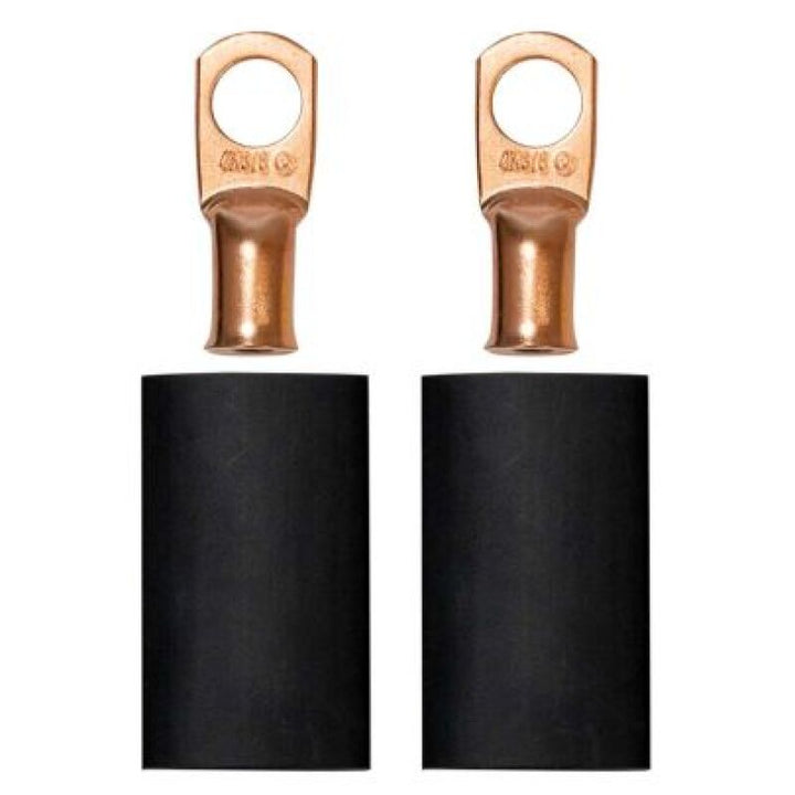 Moroso 3/8in Dia Stud 4 GA Wire Crimp/Solder Battery Cable Terminal Kit (2 Pack) - Premium Battery Accessories from Moroso - Just 28.06 SR! Shop now at Motors