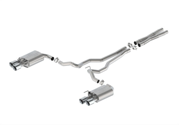 Ford Racing 2024 Mustang 5.0L Extreme Active Cat-Back Exhaust System - Chrome Tips - Premium Catback from Ford Racing - Just 10232.51 SR! Shop now at Motors