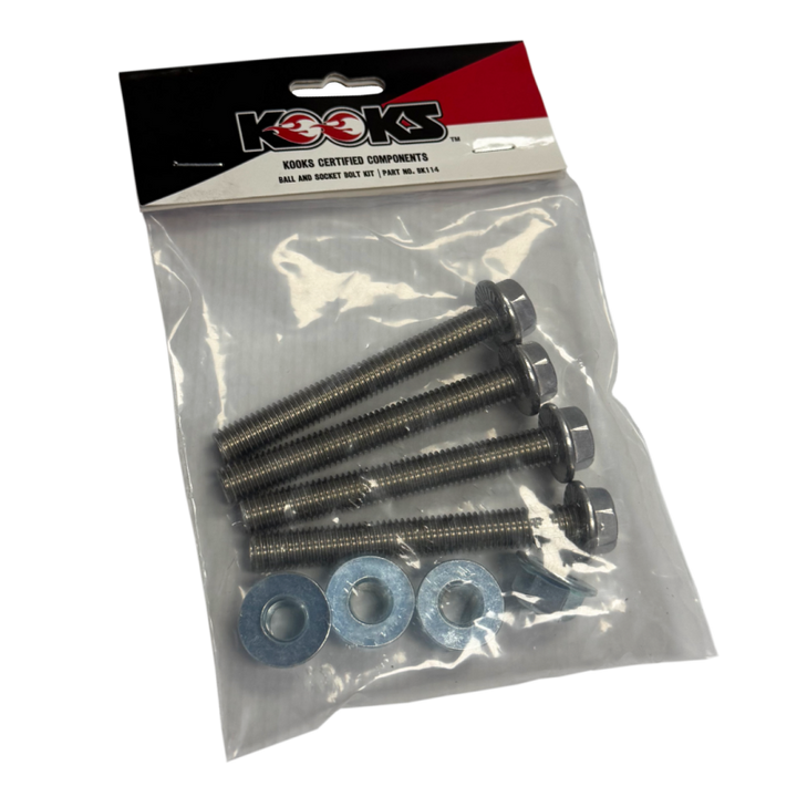 Kooks Locking Ball and Socket Bolt Kit (2 Bolts/2 Nuts/Locking Hardware) - Premium Flanges from Kooks Headers - Just 102.09 SR! Shop now at Motors