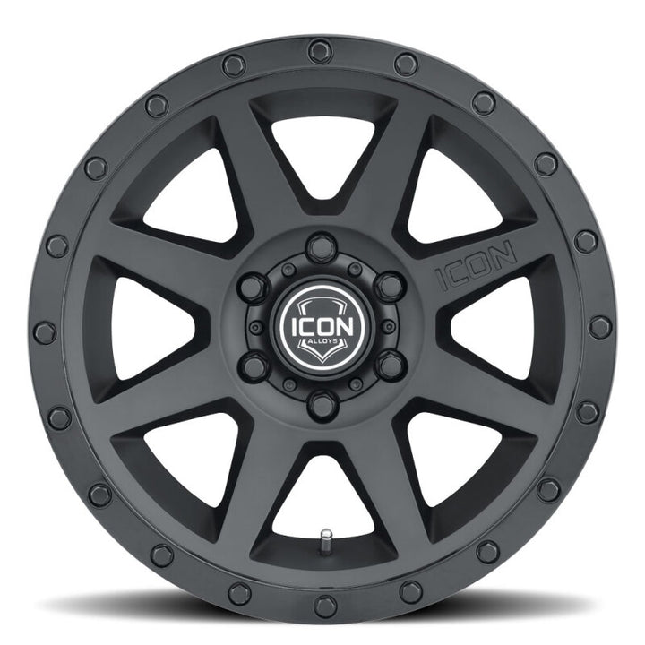 ICON Rebound 18x9 6x135 6mm Offset 5.25in BS 87.1mm Bore Double Black Wheel - Premium Wheels - Cast from ICON - Just 1227.97 SR! Shop now at Motors