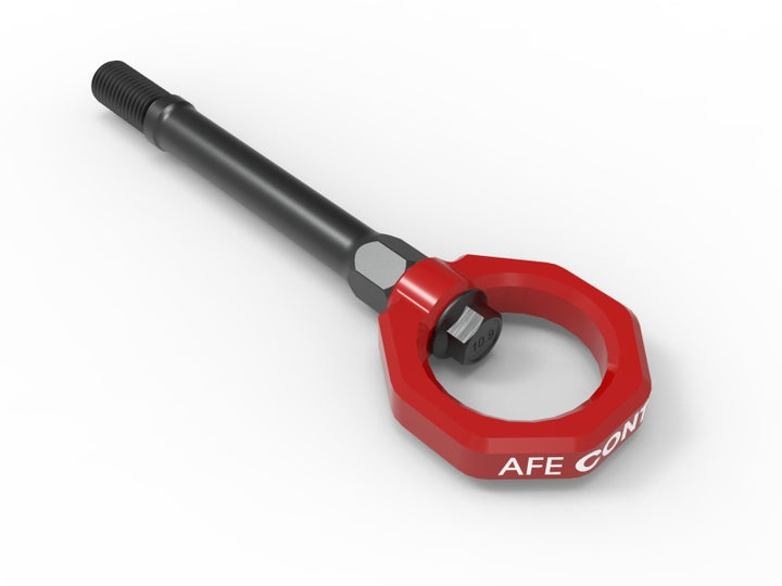 aFe CONTROL Front Tow Hook Red - Premium Tow Hooks from aFe - Just 386.28 SR! Shop now at Motors