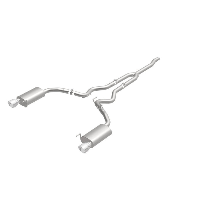 MagnaFlow Cat Back, SS, 2.5in, Street, Dual Split Polished 4.5in Tips 2015 Ford Mustang Ecoboost - Premium Catback from Magnaflow - Just 5442.21 SR! Shop now at Motors