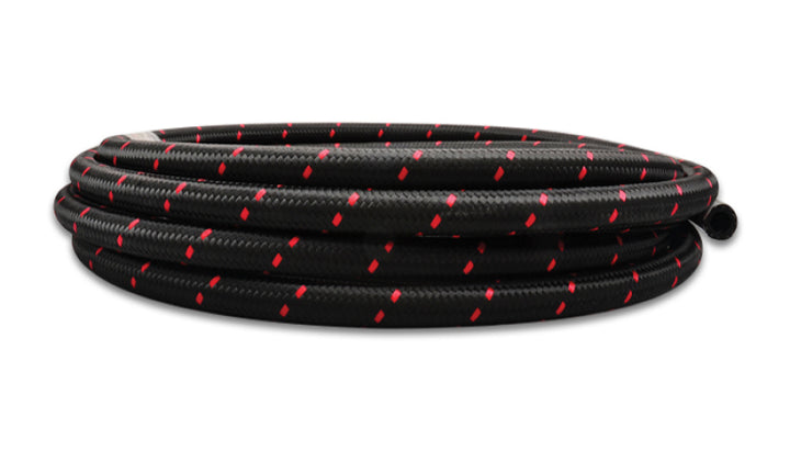 Vibrant -12 AN Two-Tone Black/Red Nylon Braided Flex Hose (20 foot roll) - Premium Hoses from Vibrant - Just 750.22 SR! Shop now at Motors