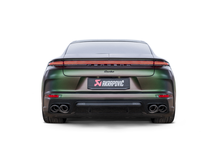 Akrapovic 2024+ Porsche Panamera Slip-On Line (Titanium) w/ Carbon Tips: Requires V6 or V8 fit kit - Premium Muffler from Akrapovic - Just 24479.22 SR! Shop now at Motors