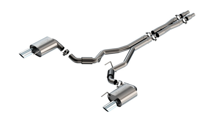 Borla 2024 Ford Mustang GT 5.0L V8 w/o Active Exhaust S-Type Cat-Back Exhaust System - Premium Catback from Borla - Just 7624.89 SR! Shop now at Motors