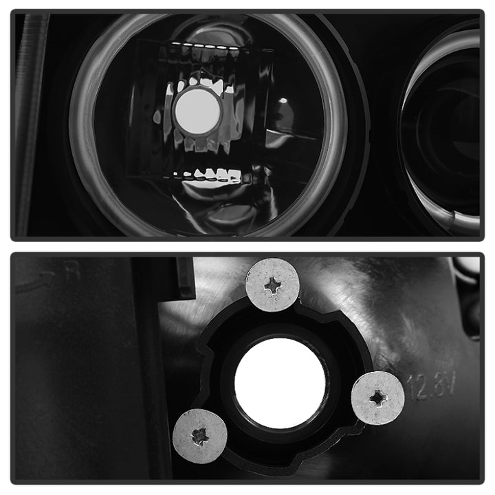 Spyder GMC Sierra 1500/2500 99-06 Projector Headlights CCFL Halo LED Blk Smke PRO-YD-CDE00-CCFL-BSM - Premium Headlights from SPYDER - Just 1386.28 SR! Shop now at Motors