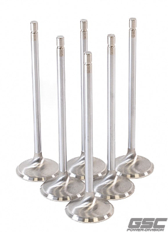 GSC P-D Toyota G16E-GTS 32.8mm Head (STD) Chrome Polished Intake Valves - Set of 6 - Premium Valves from GSC Power Division - Just 572.25 SR! Shop now at Motors