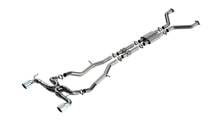 Borla 23-24 Nissan Z 2.5in ATAK Cat Back Exhaust 4.5in Tip - Stainless Steel - Premium Catback from Borla - Just 8588.04 SR! Shop now at Motors