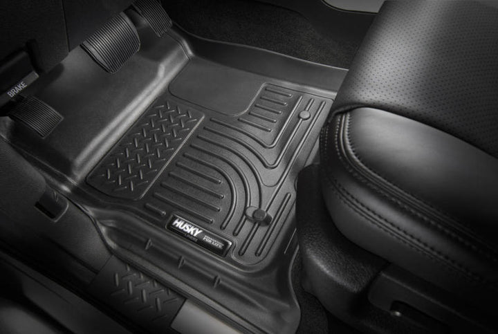 Husky Liners 2023 Toyota Prius Weatherbeater Black Front & 2nd Seat Floor Liners - Premium Floor Mats - Rubber from Husky Liners - Just 525.43 SR! Shop now at Motors