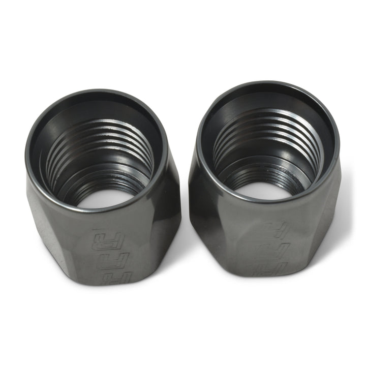 Russell Hose End Socket -10 AN Polished & Gray Anodized (2 Pack) - Premium Fittings from Russell - Just 26.11 SR! Shop now at Motors