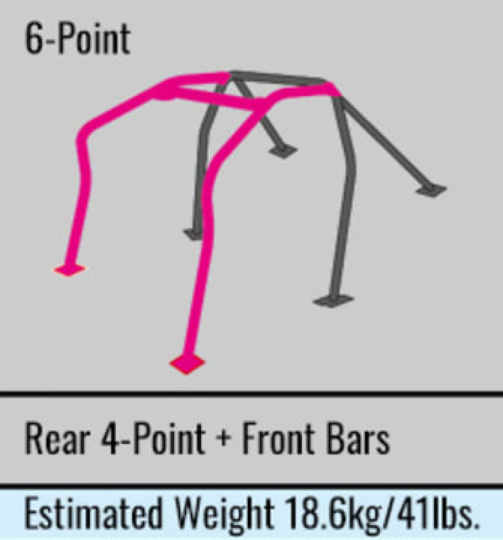 Cusco Chro-moly Roll Cage 6P S13 W/ SUNROOF (S/O / No Cancel) - Premium Roll Cages from Cusco - Just 4509.26 SR! Shop now at Motors