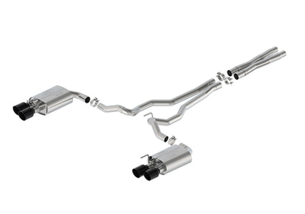 Ford Racing 2024 Mustang 5.0L Sport Active Cat-Back Exhaust - Black Tip - Premium Catback from Ford Racing - Just 10232.51 SR! Shop now at Motors