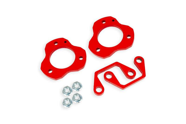 BMR 21-25 Ford Bronco (Exc. Bronco Sport) 1in Leveling Kit - Red - Premium Bushing Kits from BMR Suspension - Just 240.66 SR! Shop now at Motors