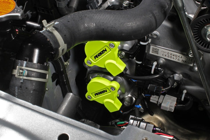 Perrin BRZ/FR-S/86 Cam Solenoid Cover - Neon Yellow - Premium Cam Covers from Perrin Performance - Just 656.85 SR! Shop now at Motors