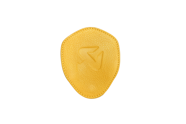 غطاء سماعات الرأس الجلدي من أكربوفيك - أصفر