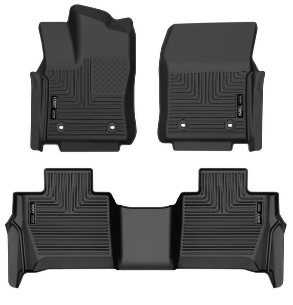 Husky Liners 23-24 Toyota Sequoia X-Act Contour Black 2nd Seat Floor Liner - Premium Floor Mats - Rubber from Husky Liners - Just 431.44 SR! Shop now at Motors