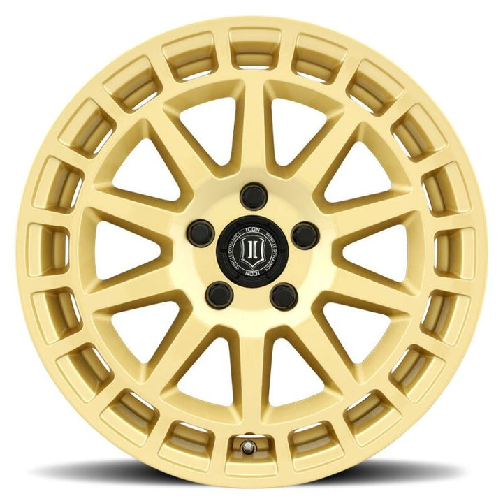 ICON Journey - 17x8 / 5x4.5 / +38mm / 6in BS - Gloss Gold Wheel - Premium Wheels - Cast from ICON - Just 960.31 SR! Shop now at Motors