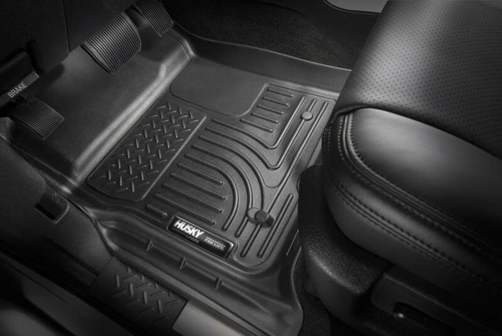 Husky Liners 23-24 Honda CRV Weatherbeater Black Front & 2nd Seat Floor Liners - Premium Floor Mats - Rubber from Husky Liners - Just 525.20 SR! Shop now at Motors