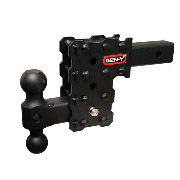 Gen-Y Phantom-X 2in Solid Shank 4.5in Drop 1K TW 10K Hitch w/GH-031 Dual-Ball Mount - Premium Hitch Receivers from GEN-Y Hitch - Just 825.61 SR! Shop now at Motors