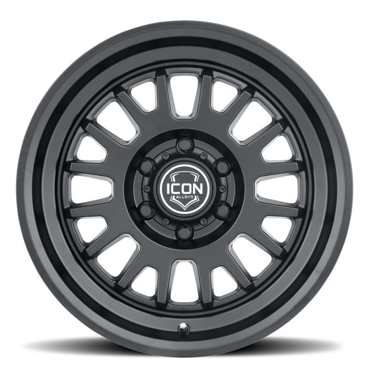 ICON Anza 17x8.5 5x5.5 0mm Offset 4.75in BS 108mm Hub Bore Satin Black Wheel - Premium Wheels - Cast from ICON - Just 896.84 SR! Shop now at Motors