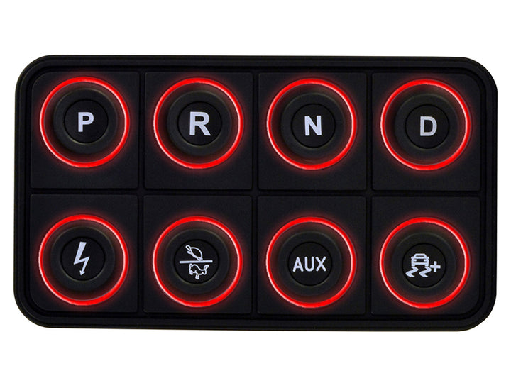 AEM EV 8 Button Keypad CAN Based Programmable Backlighting - Premium Programmer Accessories from AEM - Just 1785.48 SR! Shop now at Motors