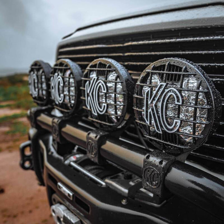 KC HiLiTES SlimLite 8in. LED Stone Guard - Black - Premium Light Covers and Guards from KC HiLiTES - Just 75.08 SR! Shop now at Motors