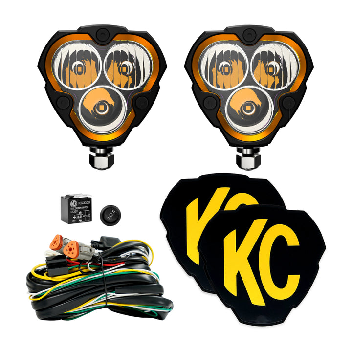 KC HiLiTES FLEX ERA 3 LED Light Combo Beam Pair Pack System - Premium Light Bars & Cubes from KC HiLiTES - Just 1690.09 SR! Shop now at Motors